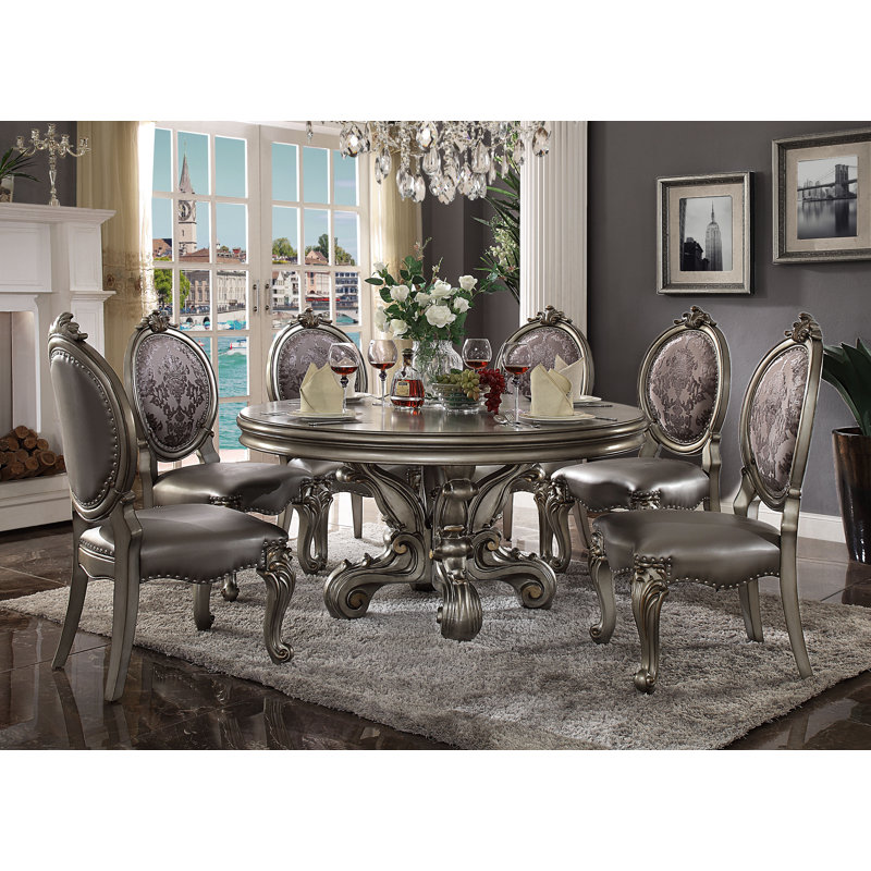 AndrewHomeStudio Medley Round Dining Table with 6 Chairs Wayfair